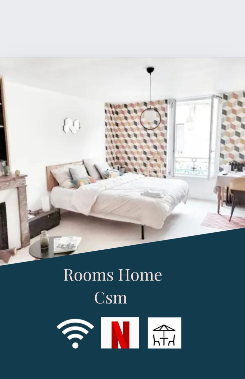 Rooms Home CSM: Private Suites with Terrace for Families Charly-sur-Marne Exterior photo